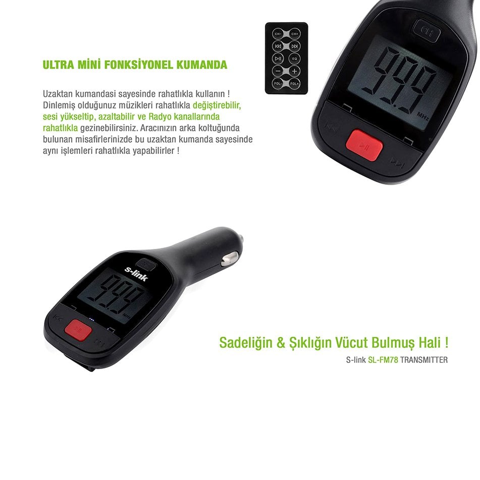 S-Link SL-FM78 USB-SD-FM Transmitter