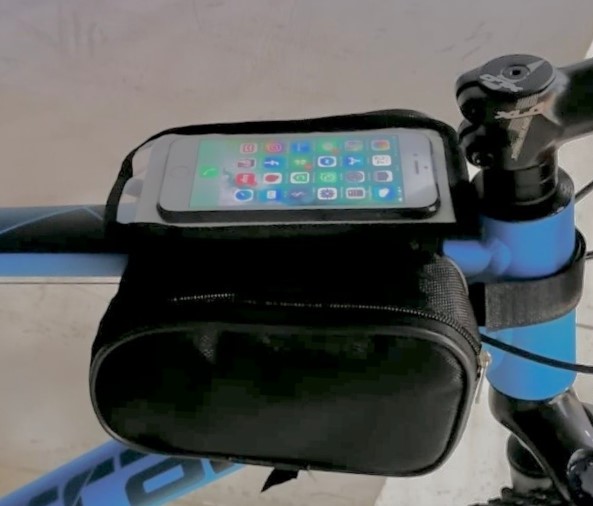 Erseplus Bisiklet Heybe Çantası Kadro Üstü 6 inç Telefonlu