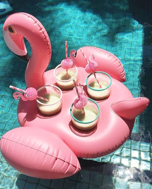 Flamingo 4'lü Bardaklık Float Bar