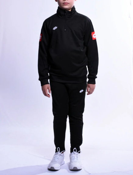 Lotto Suit Delta Siyah Çocuk Antrenman Eşofman Takımı R4264