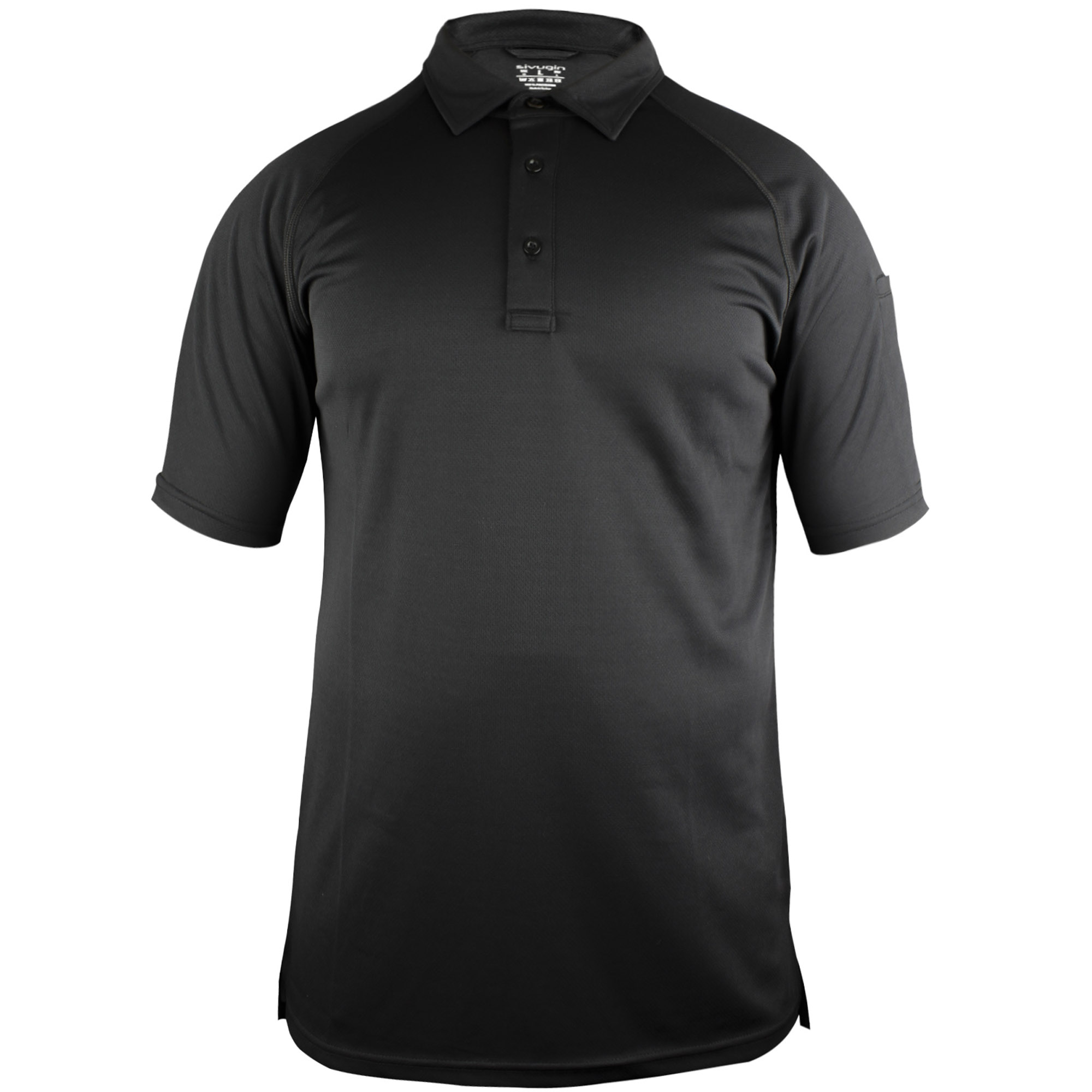Sivugin Outdoor Polyester Gömlek Yaka Polo Tişört Siyah Erkek
