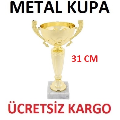 Kişiye Özel Metal Kupa - 31 cm - ÜCRETSİZ KARGO