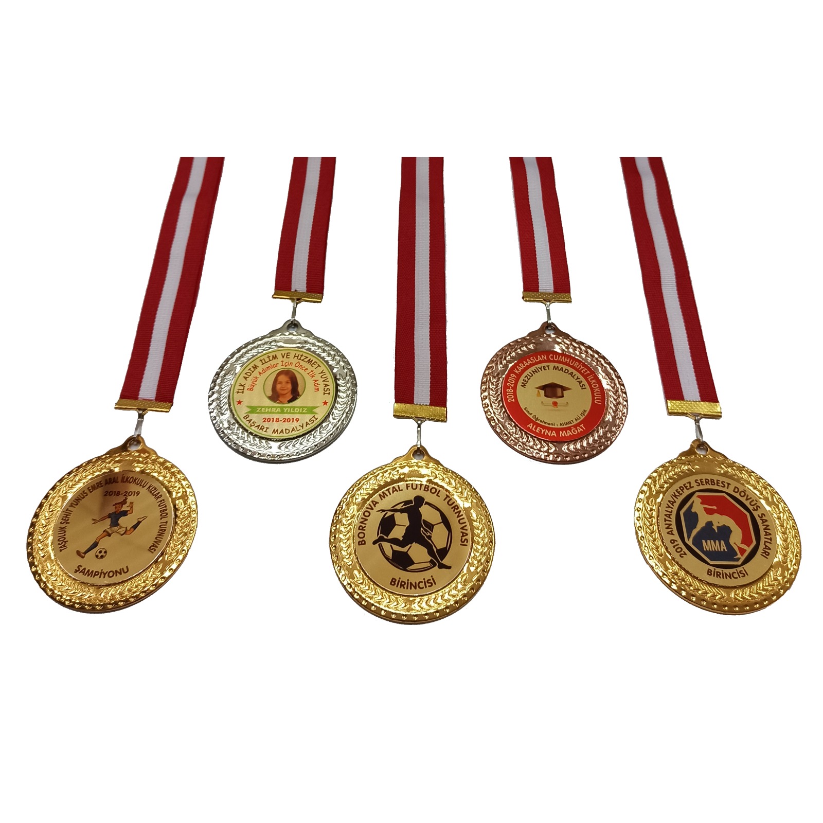 Dijital Baskılı Madalya - Derece Başarı Tören Madalyaları