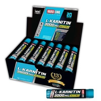 Hardline L-Karnitin Matrix 3000 Mg 20 Ampul LİMON