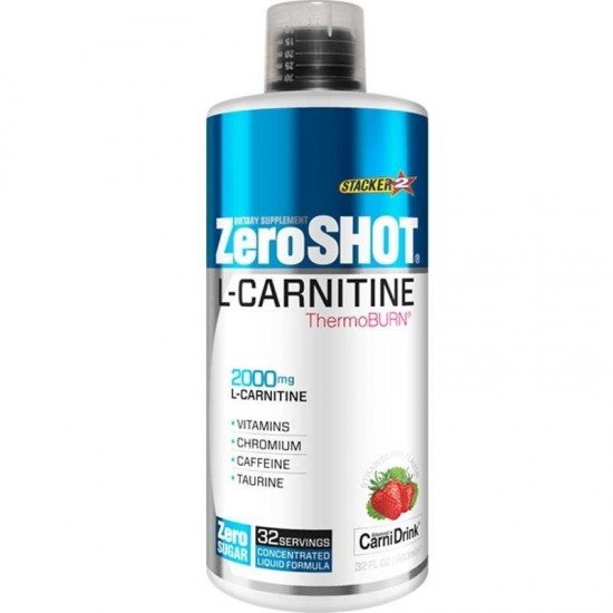Zero Shot L-Carnitine Thermo Burn 960 ml çilek SKT:30-04-2023
