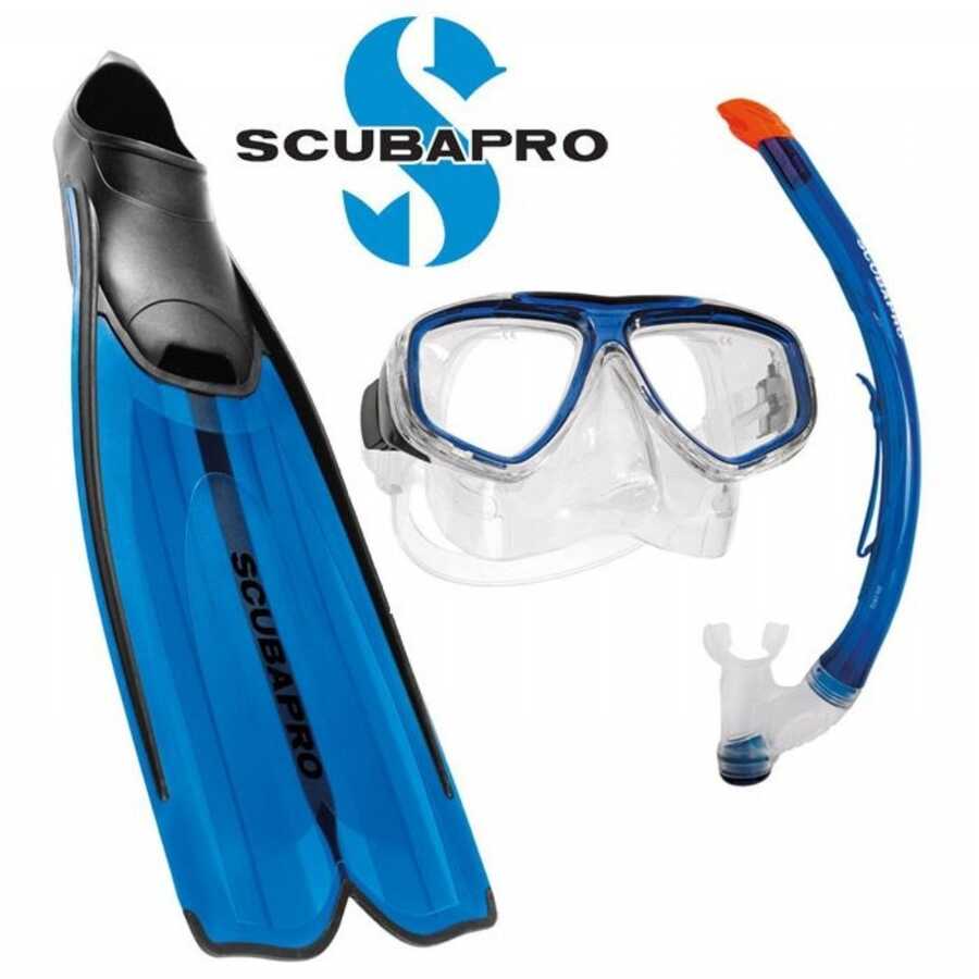 ScubaPro Palet+Maske+Şnorkel Dalış Yüzme Seti