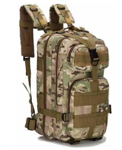 30 Litre Askeri Tactical Çanta, Asker Dağcı Sırt Çantası Multicam