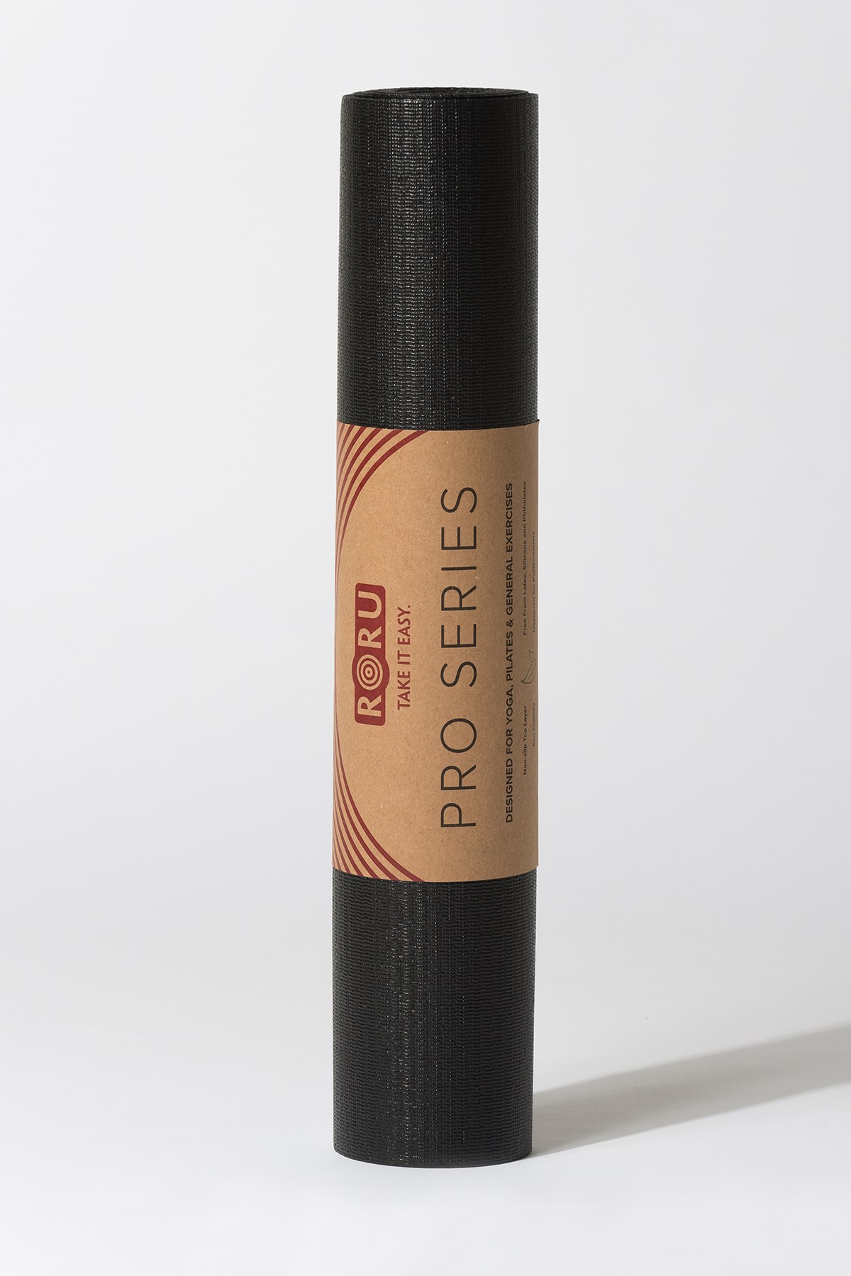 RORU Pro Serisi Siyah Yoga Matı - 6 mm