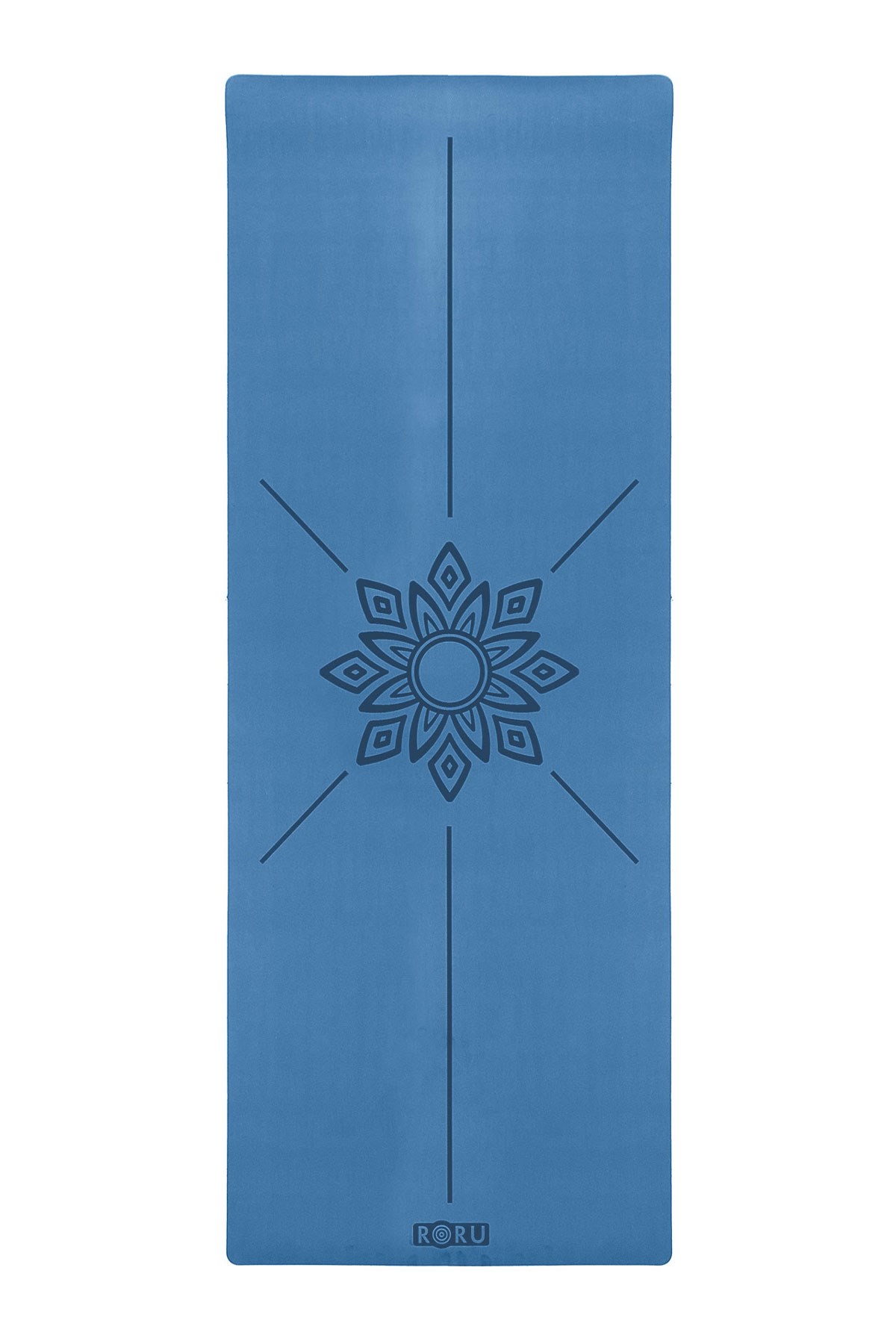 RORU Sun Serisi Koyu Mavi Yoga Matı-5 mm