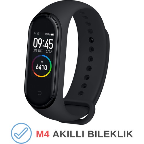 M4 Akıllı Saat Özellikli Akıllı Bileklik Band M4 Renkli ...