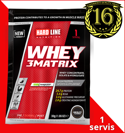 Hardline Whey 3Matrix Protein Tozu 1 Servis