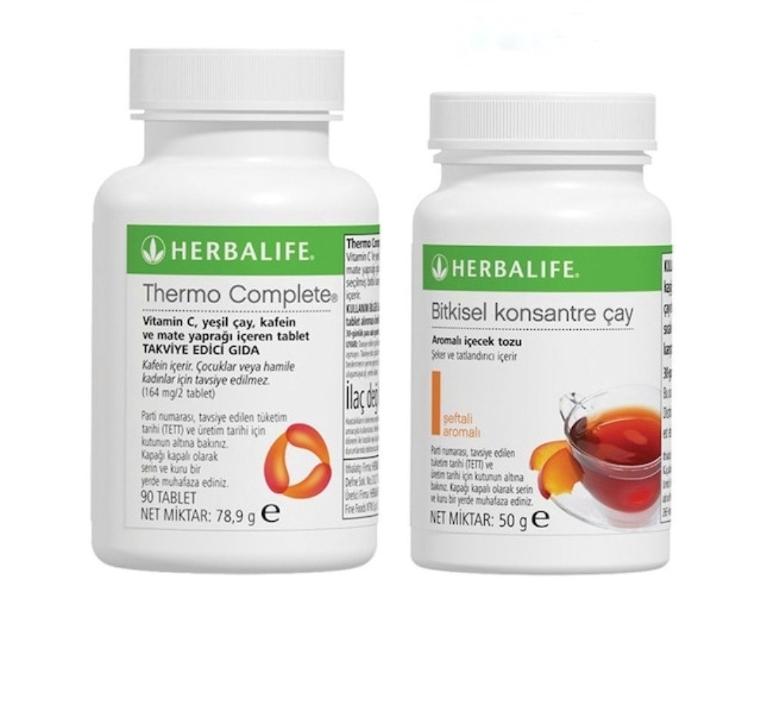 Herbalife Thermo Complete + Herbalife Bitkisel Çay/ Aroma Seçimli