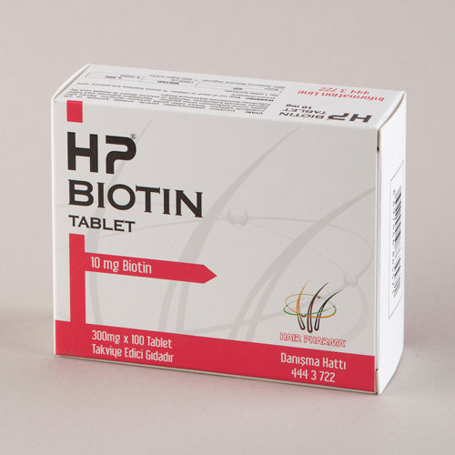 HP Biotin Tablet 10 mg 100 Tablet SKT:2023