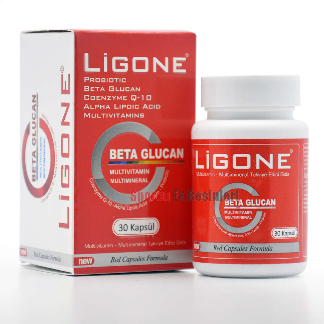 Ligone 30 Kapsül Beta Glucan Multivitamin Probiotic SKT: 03/2023