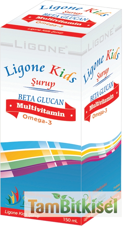 Ligone Kids Beta Glucan+Balık Yağ Vitamin 150ml SKT 04/2022
