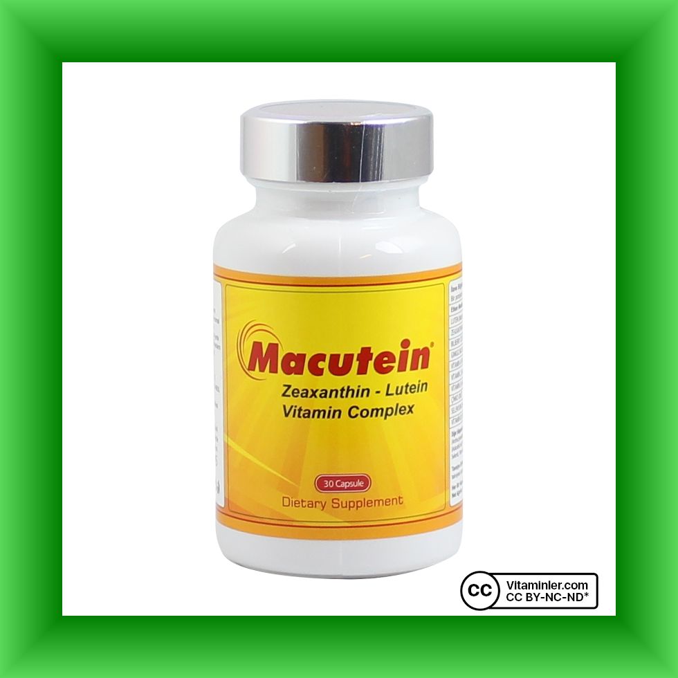 Macutein (lutein & Zeaxthantin) En yeni formül (Ücretsiz Kargo)