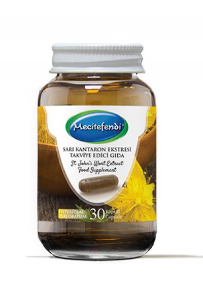 Mecitefendi Sarı Kantaron Ekstresi Kapsülü 450 mg ( 30 kapsül)