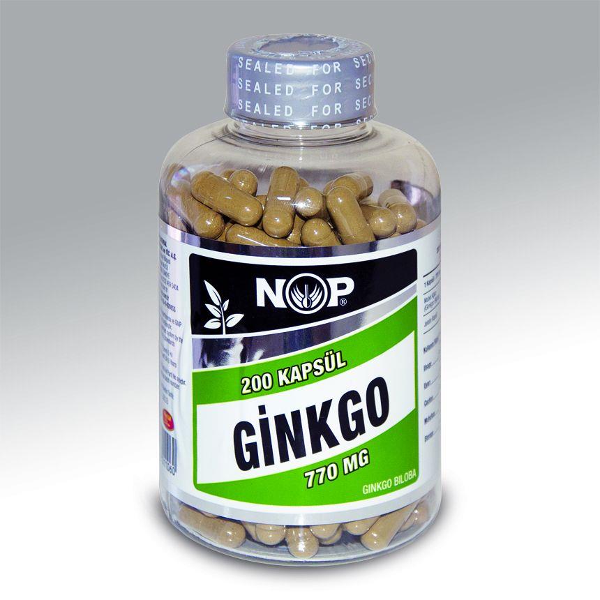 NOP Naturel Ginkgo Biloba 200 Kapsül x 770mg