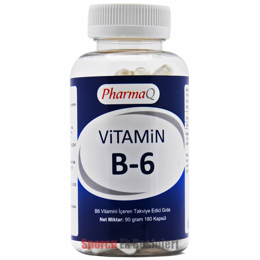 PHARMA Q Vitamin B6 180 Kapsül