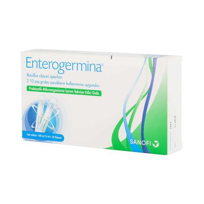 Enterogermina Çocuk 2-10 Yaş 5 ml-20 Flakon Takviye Gıda