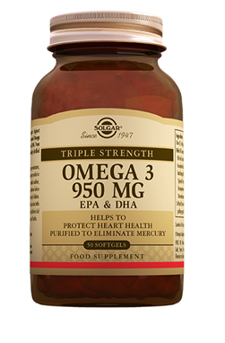 SOLGAR Omega 3 950 mg 50 softjel
