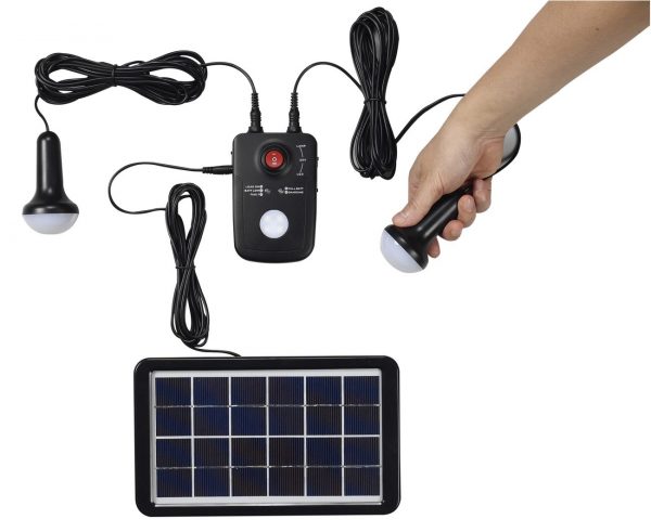Portatif Solar Aydınlatma Sistemi (Aydınlatma+Telefon şarj)