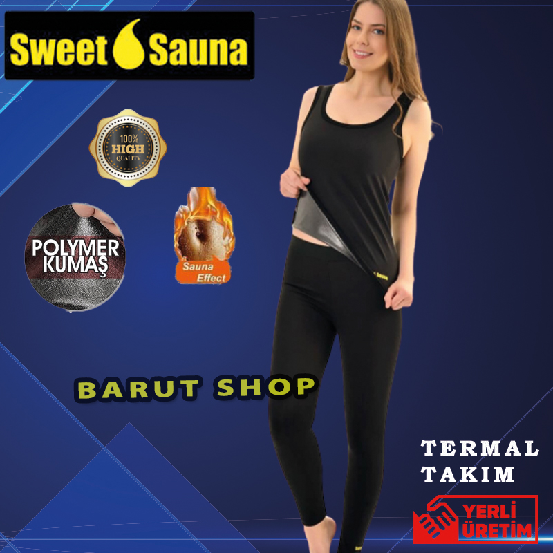 ✅ Sweet Sauna Orijinal Termal Takım Tayt & Atlet (Kadın)