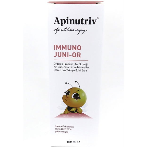 Apinutriv Immuno Junı-or Sıvı Takviye Edici Gıda 150 Ml