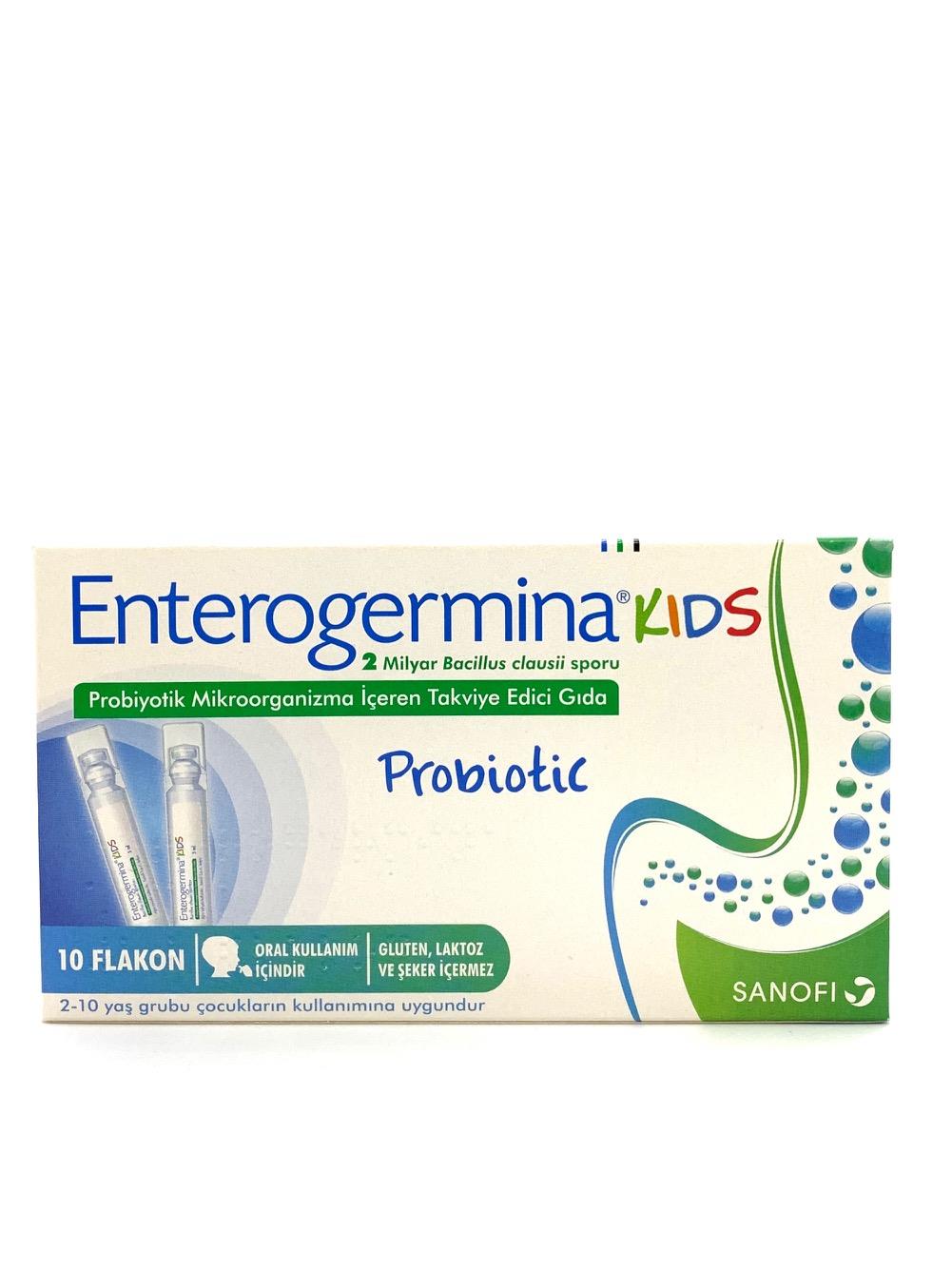 Enterogermina Kids Çocuklar için Yeni 5ml x 10 flakon SKT:02/2021