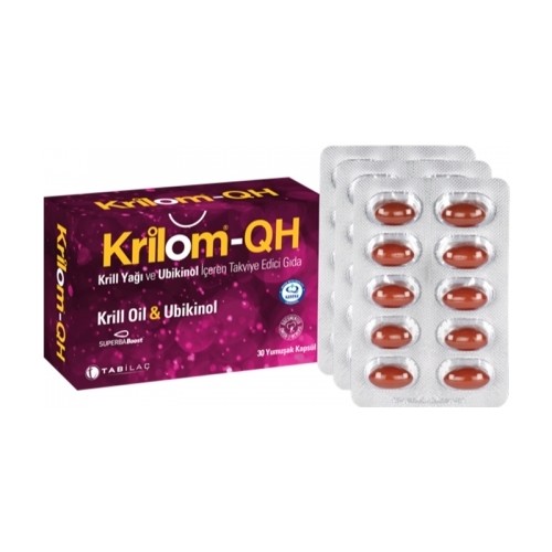 Krilom-QH Krill Oil & Ubikinol 30 Yumuşak Kapsül