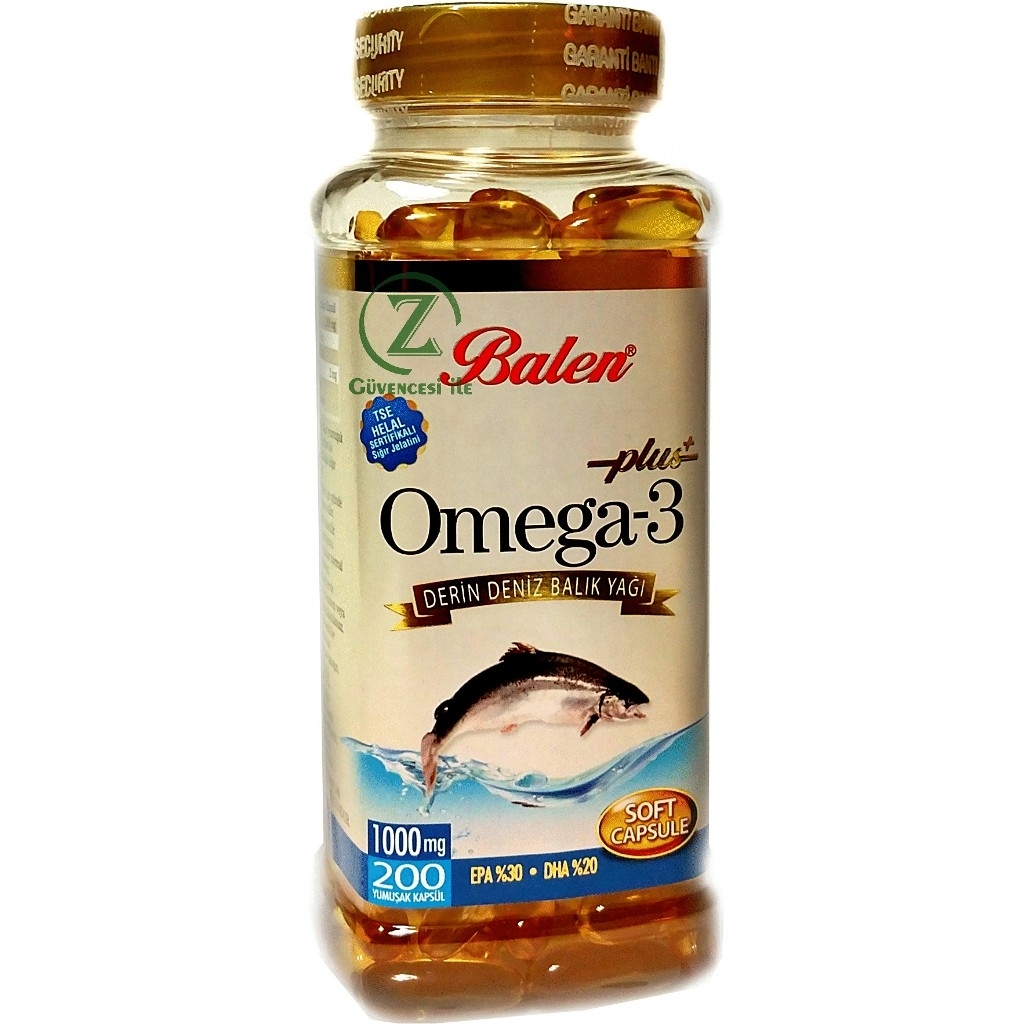 Omega 3 Derin Deniz Balık Yağı 200 Kapsül Ücretsiz Kargo