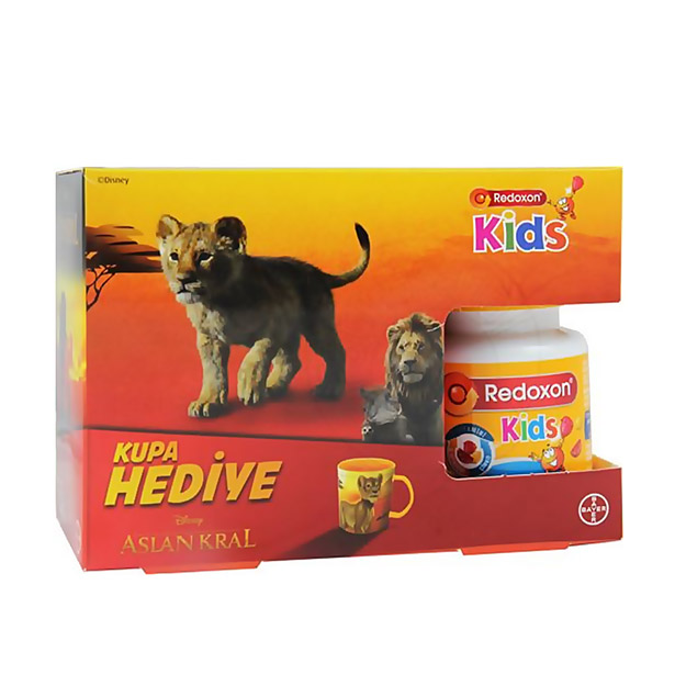 Redoxon_Kids 60 Adet Çiğnenebilir C- D Vitamin Çinko  SKT:03/2021