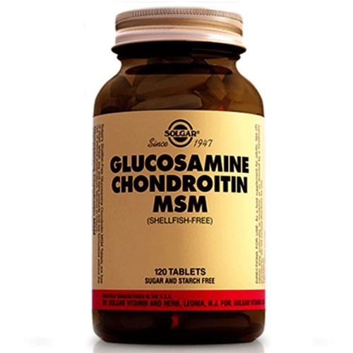 Solgar Glucosamine Chondroitin Msm 120 Tablet. SKT: 05/21