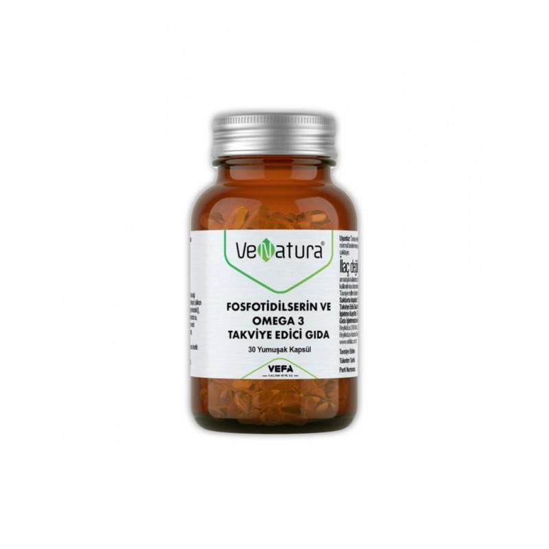 VeNatura Fosfotidilserin ve Omega-3 30 Yumuşak Kapsül