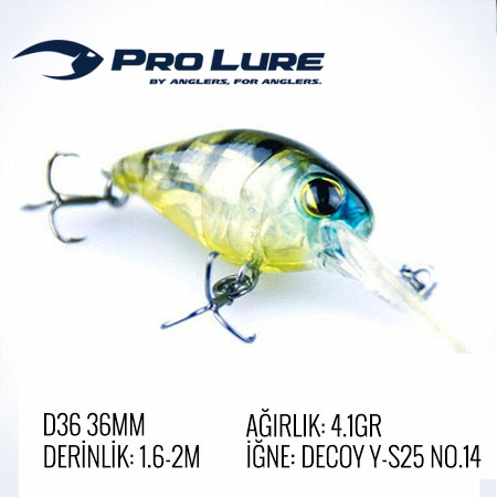 Pro Lure - D36 Crank