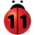 Red, simplified ladybug logo with '1's on each half.png